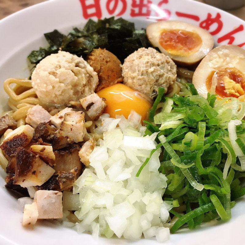 DXラーメン(混ぜそば)(日の出らーめん 横浜桜木町本店 （ヒノデラーメン）)