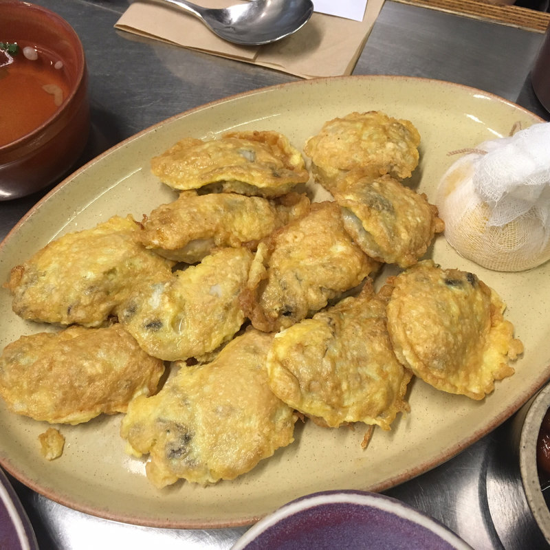 牡蠣チヂミ (굴전)(オトンヨン (오통영))