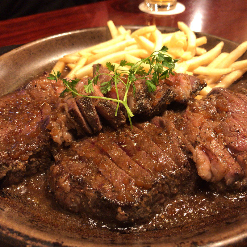 1ポンドステーキ(びすとろぼんてん 朝市通店 )