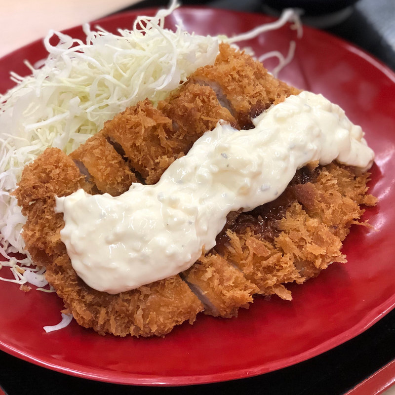 タルタルチキンカツ定食 とん汁（大）(かつや 長野七瀬店 )