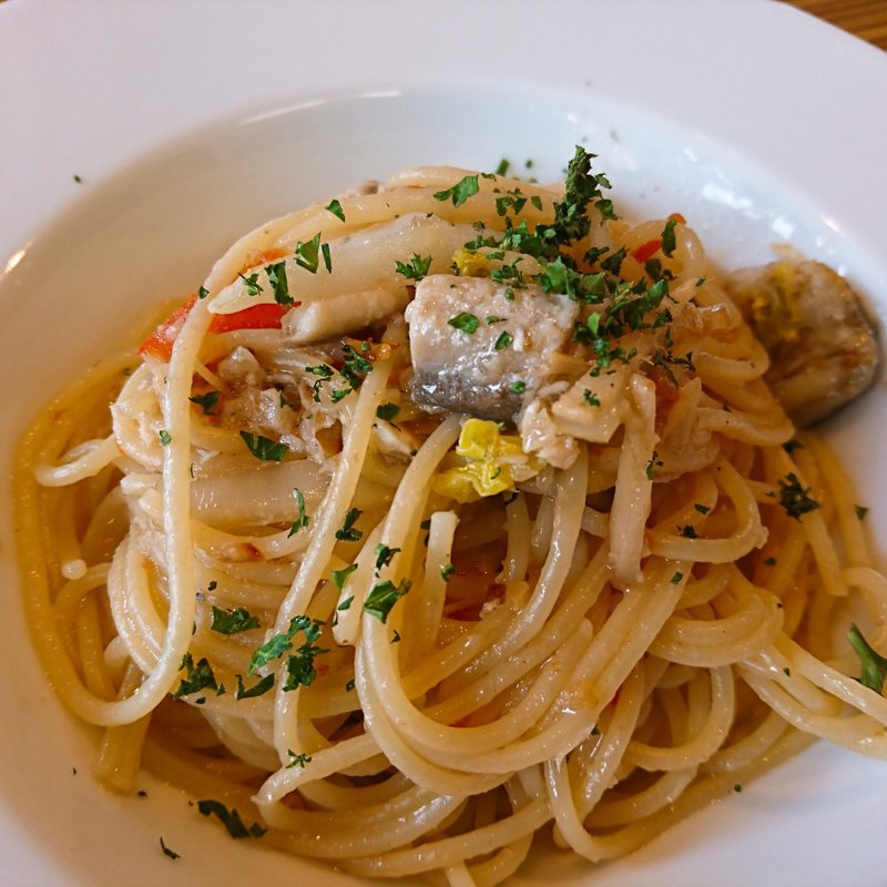 鰆のコンフィと白菜のペペロンチーノ(アンダンテ (Andante))