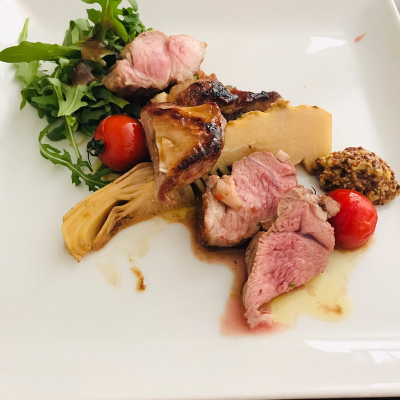 仔羊のロースト マスタードソース(Osteria Urara（オステリアウララ）)