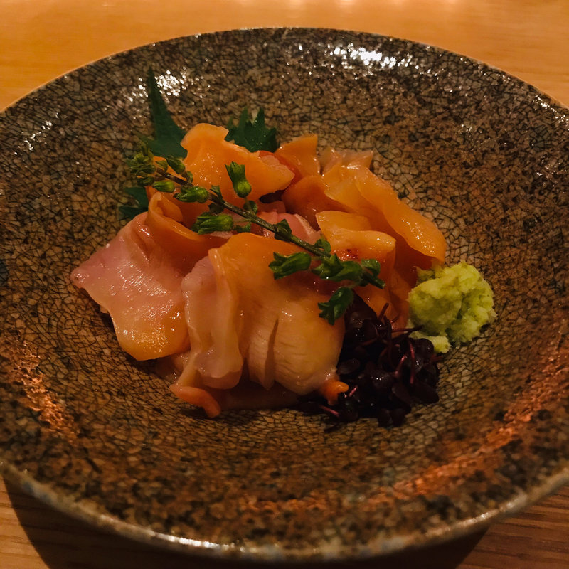 赤貝の刺身(和の食 Hako)