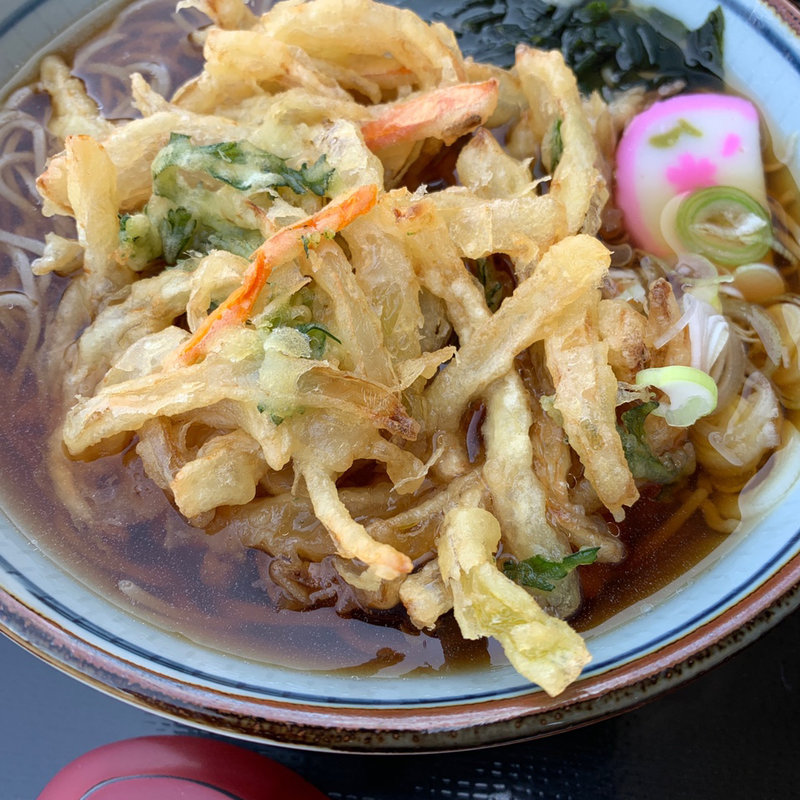 かき揚げそば(いっとこ茶屋)