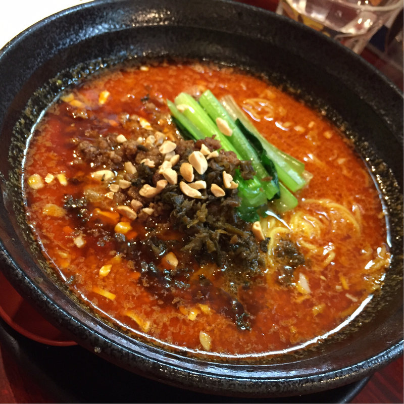 白ゴマ汁あり担々麺(担々麵＆中華バル 辣将軍)