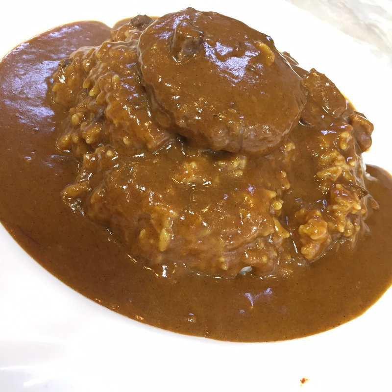 ハンバーグカレー(カレーハウス Ｔ＆Ａ 京町堀店)