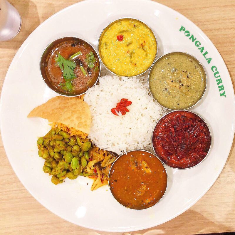 ポンガラプレート（バスマティライス）(ポンガラカレー 赤坂アークヒルズ店)