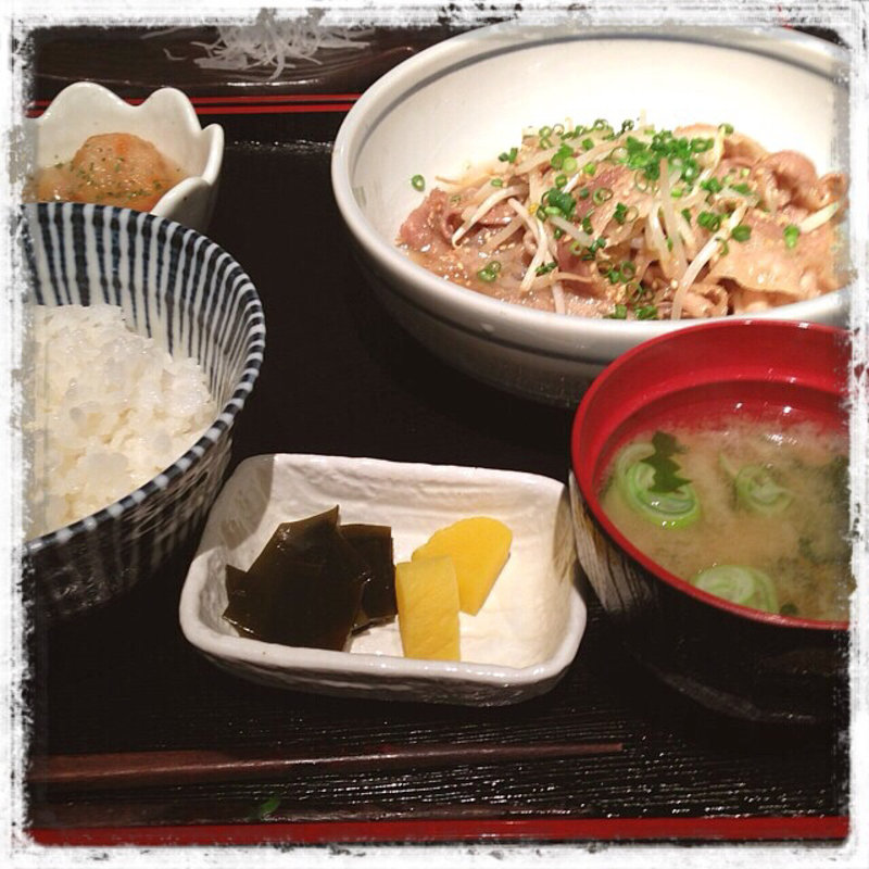 しょうが焼き定食(清武)