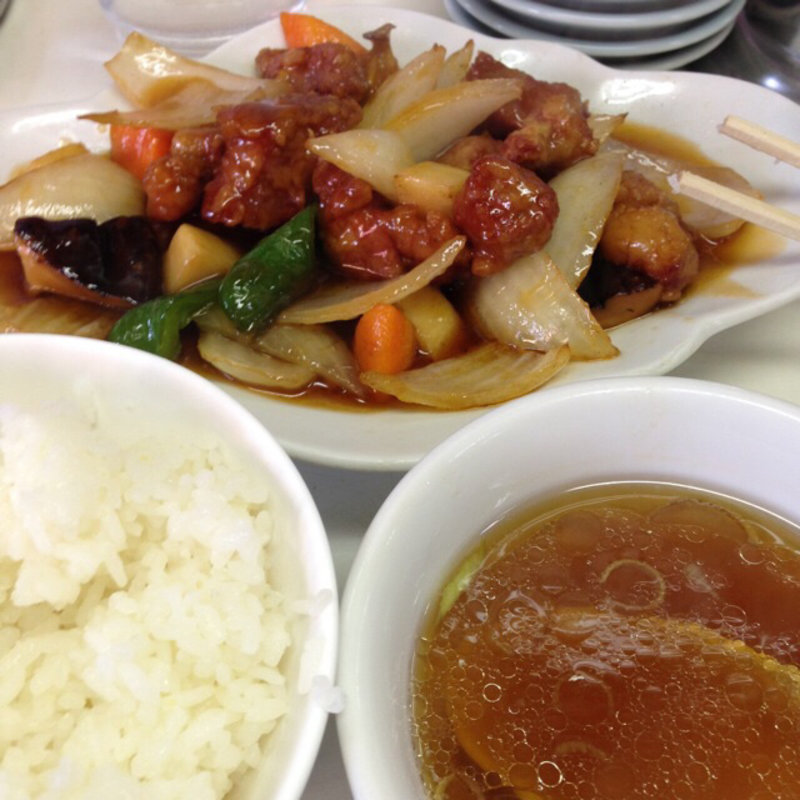 酢豚定食(兆楽 道玄坂店 )