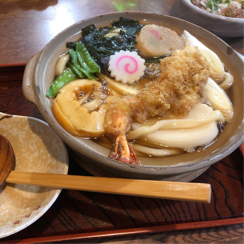 鍋焼きうどん(長壽庵)