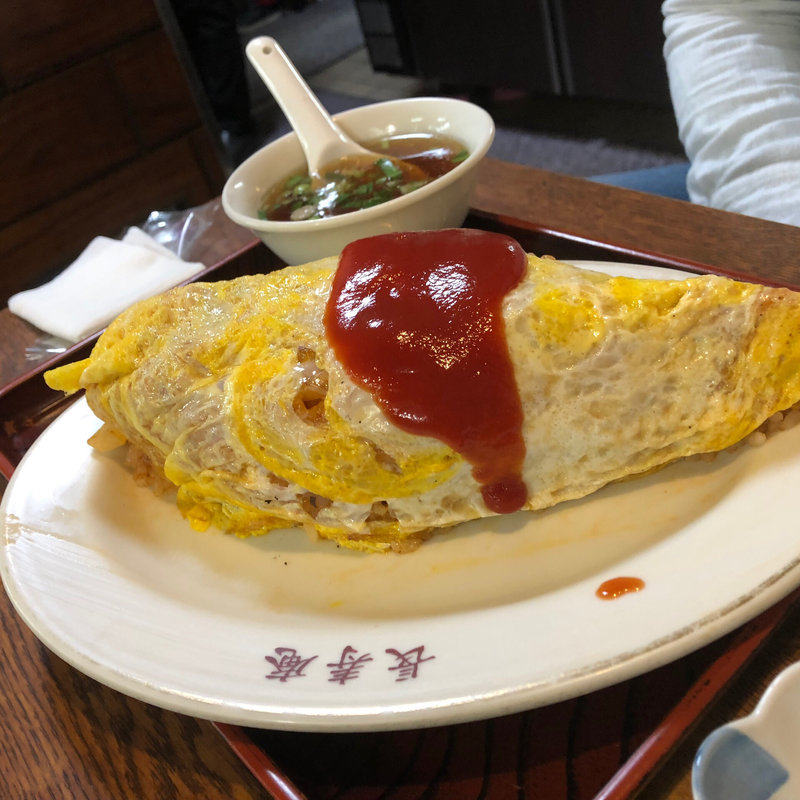 オムライス(長壽庵)