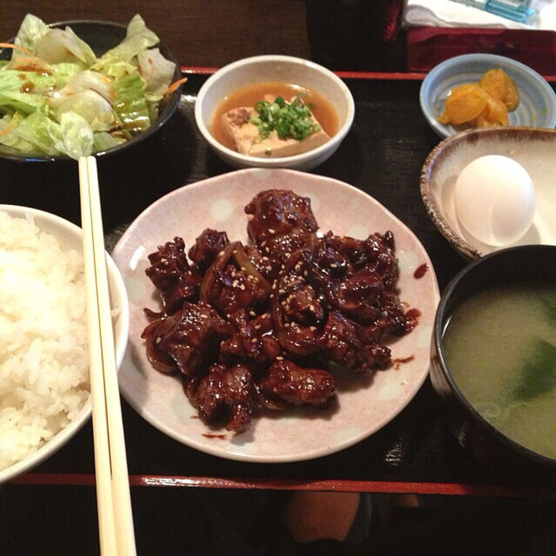 牛ハラミ定食(福ちゃん)