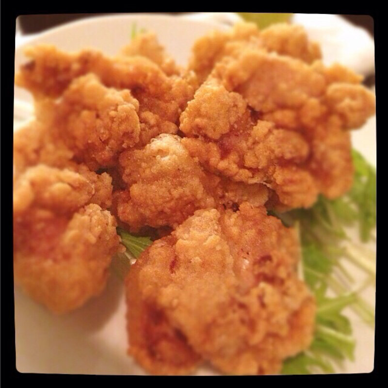 鶏もも唐揚げ定食（しお）(らんまん食堂 )