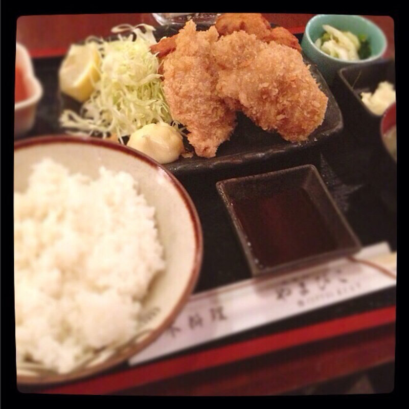 ヒレかつ&唐揚げ定食(代官山 やまびこ )