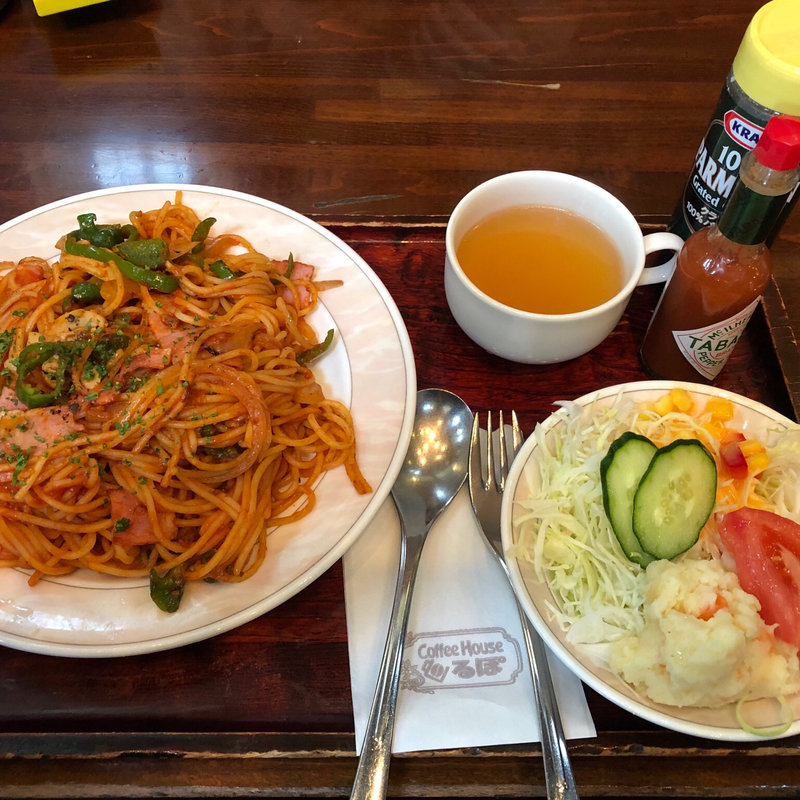 ナポリタンセット(るぽ・コーヒーハウス)