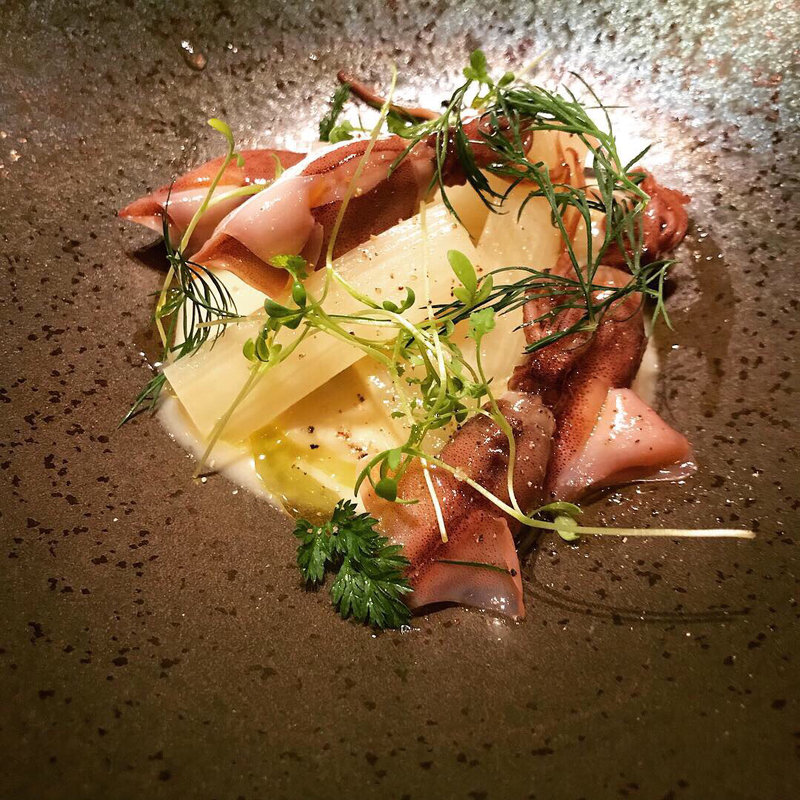 ホタルイカとホワイトアスパラ(ボアドック （Voirdeaux）)