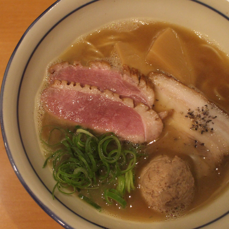 らの道限定「C'mon Rock You!!」（北海あいがもとシャモロックの白湯そば） (麺屋 すずらん)