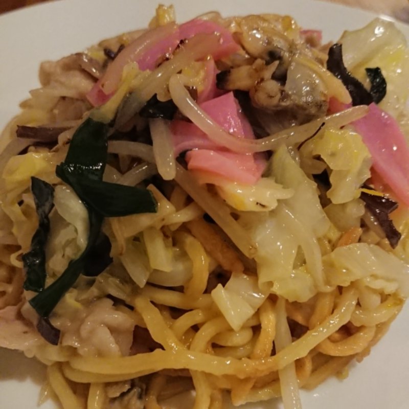 長崎皿うどん太麺(厨酒房ぱんどら)