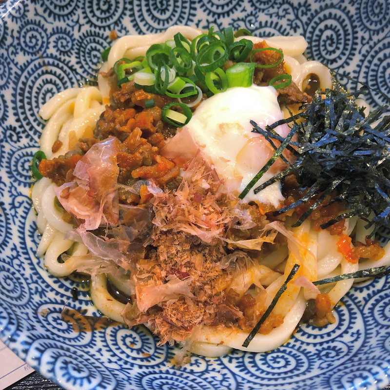 肉味噌ぶっかけうどん(讃岐うどん　ぶっかけや )