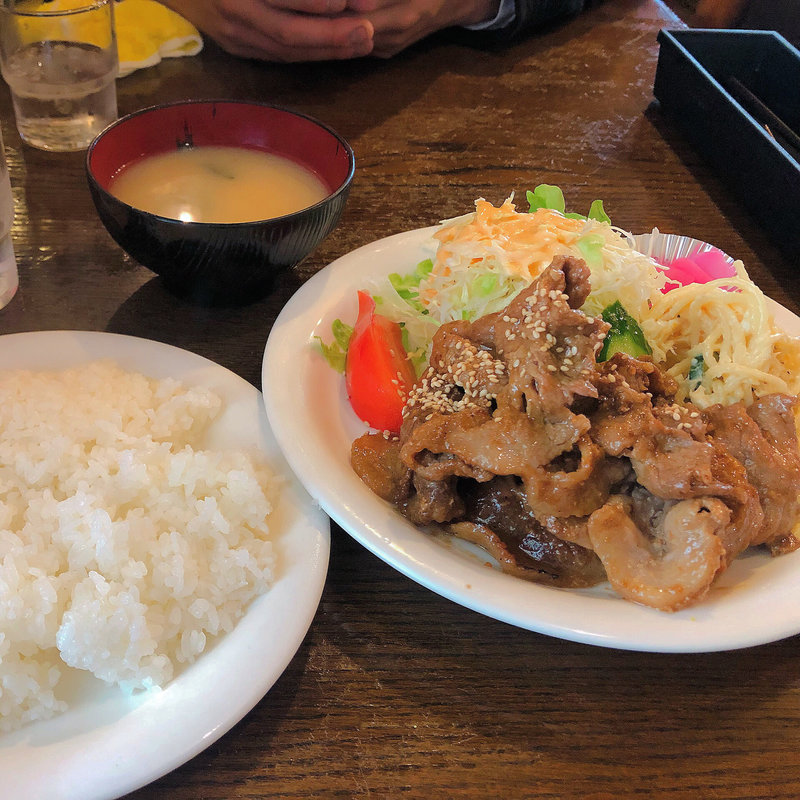 しょうが焼き(カントリーレストランスワン)