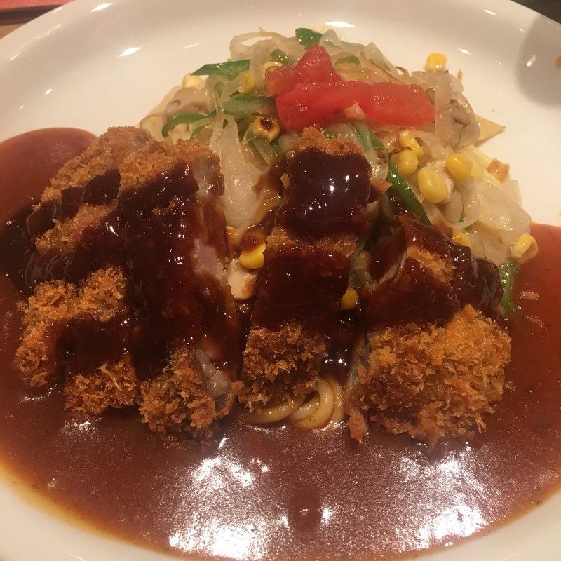 ミソカツあんかねスパゲティ(スパゲティハウス チャオ JR名古屋駅太閤通口店)