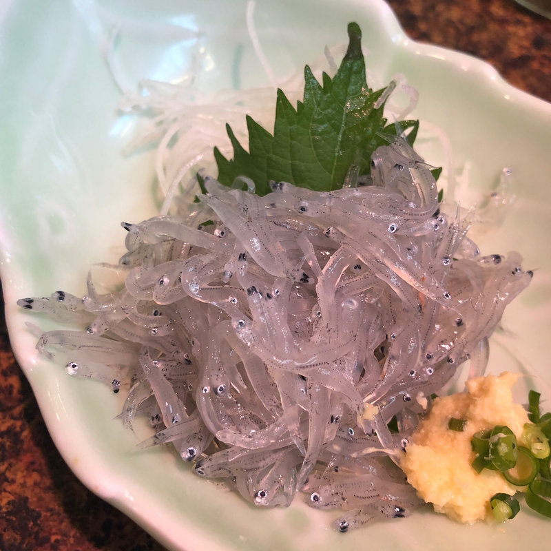 生しらす(寿司の磯丸　仲見世店)