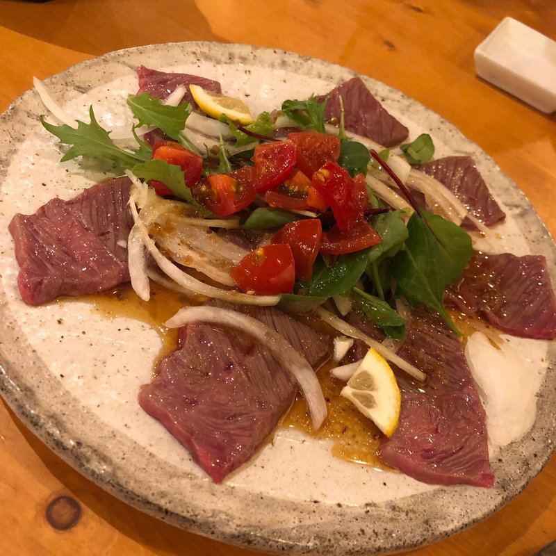 牛肉のカルパッチョ(瀬戸内バル +plus)