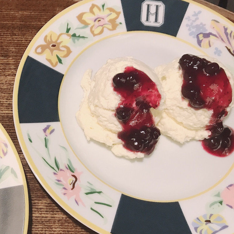 レアチーズケーキ(カフェ・ラ・バスティーユ)