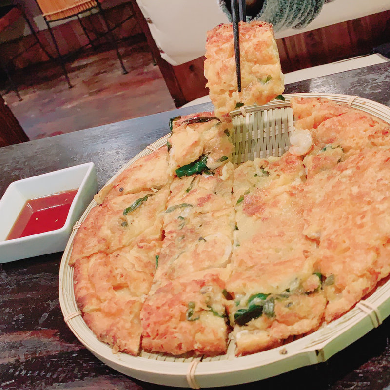 海鮮チヂミ(ピビ)