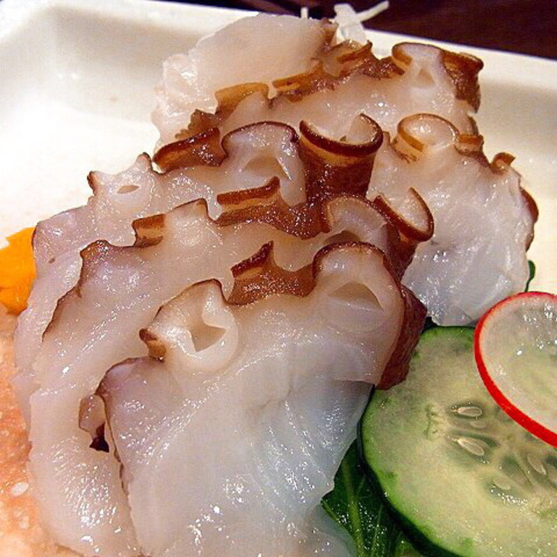 タコのお造り(かこも 神戸住吉店)