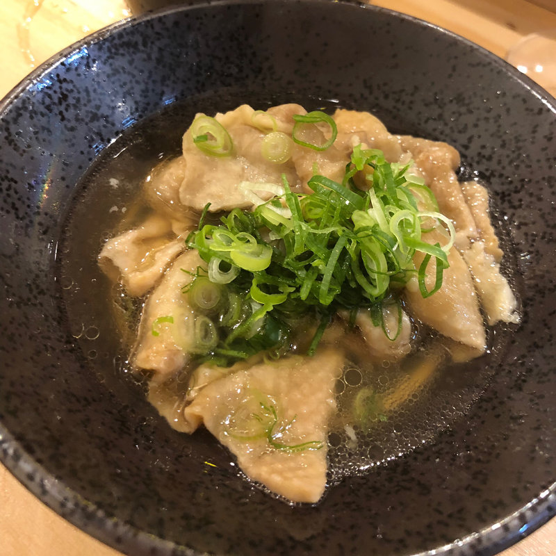 鶏皮煮込み(ほしや食堂)