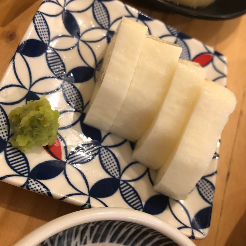 山芋のわさび漬け(ほしや食堂)