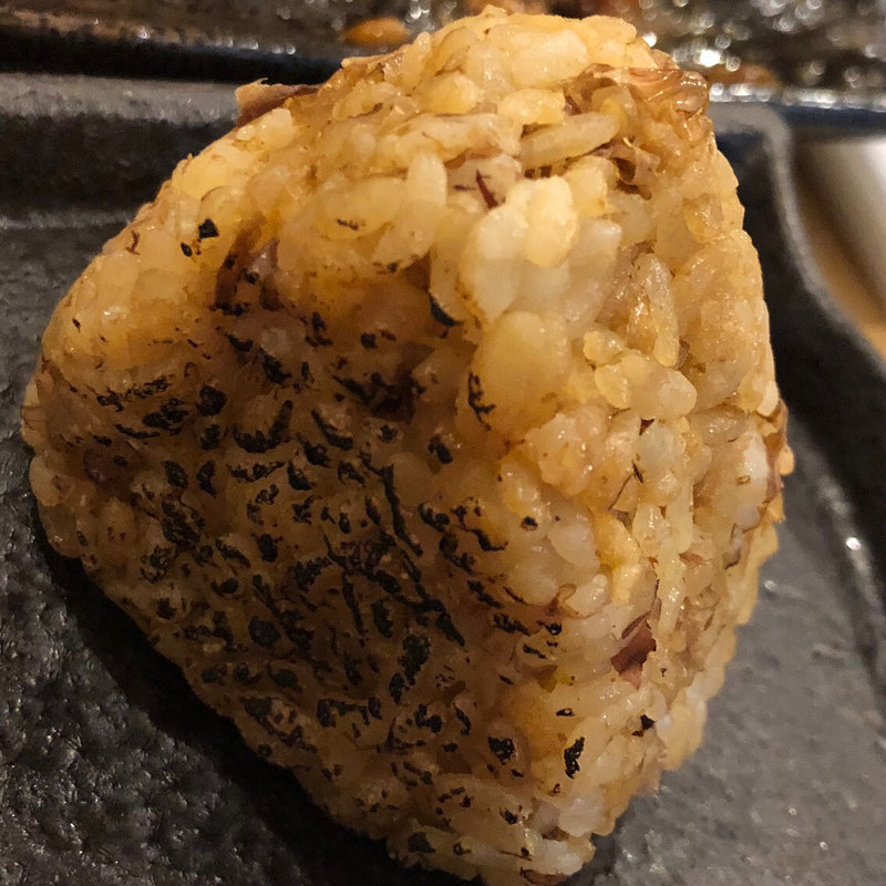 悪魔の焼きおにぎり(ほしや食堂)