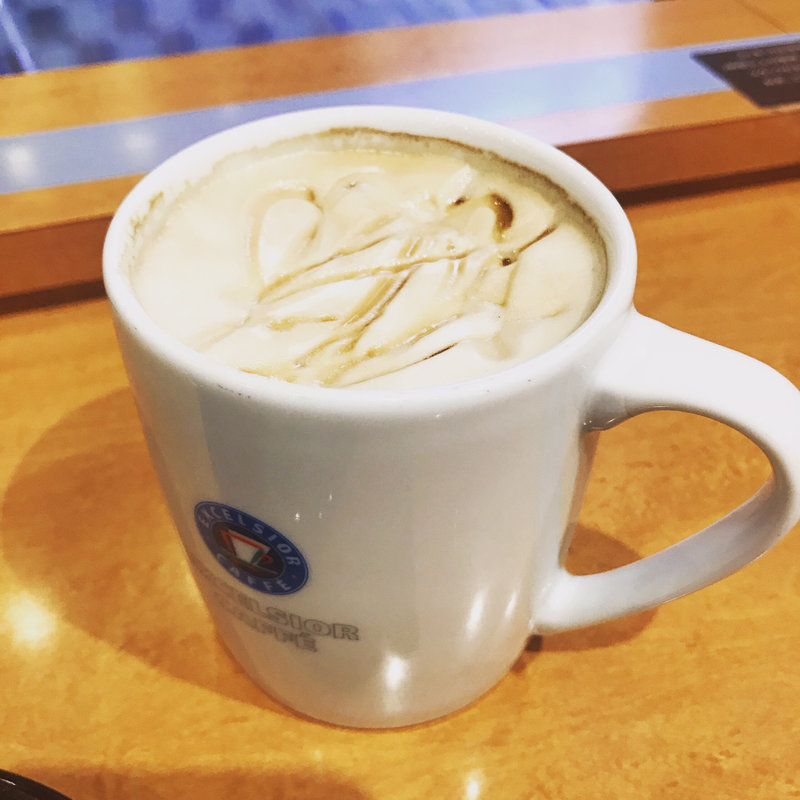 メープルラテ(エクセルシオール カフェ 新お茶の水店)