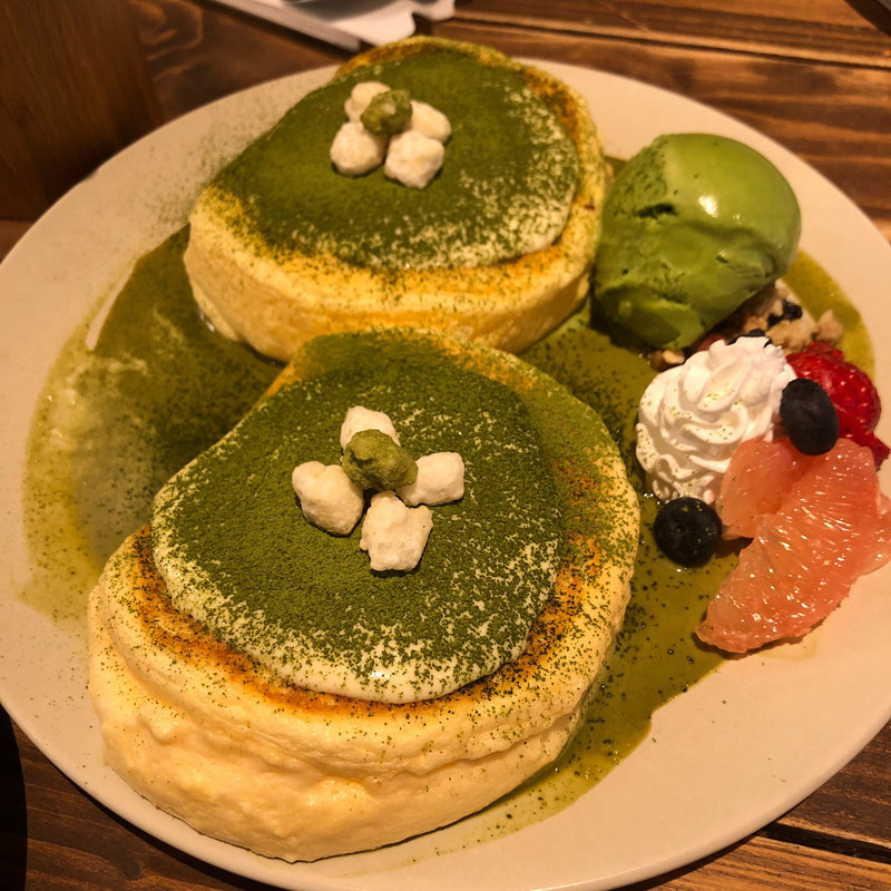 抹茶パンケーキ(Manly 熊本 （マンリー）)