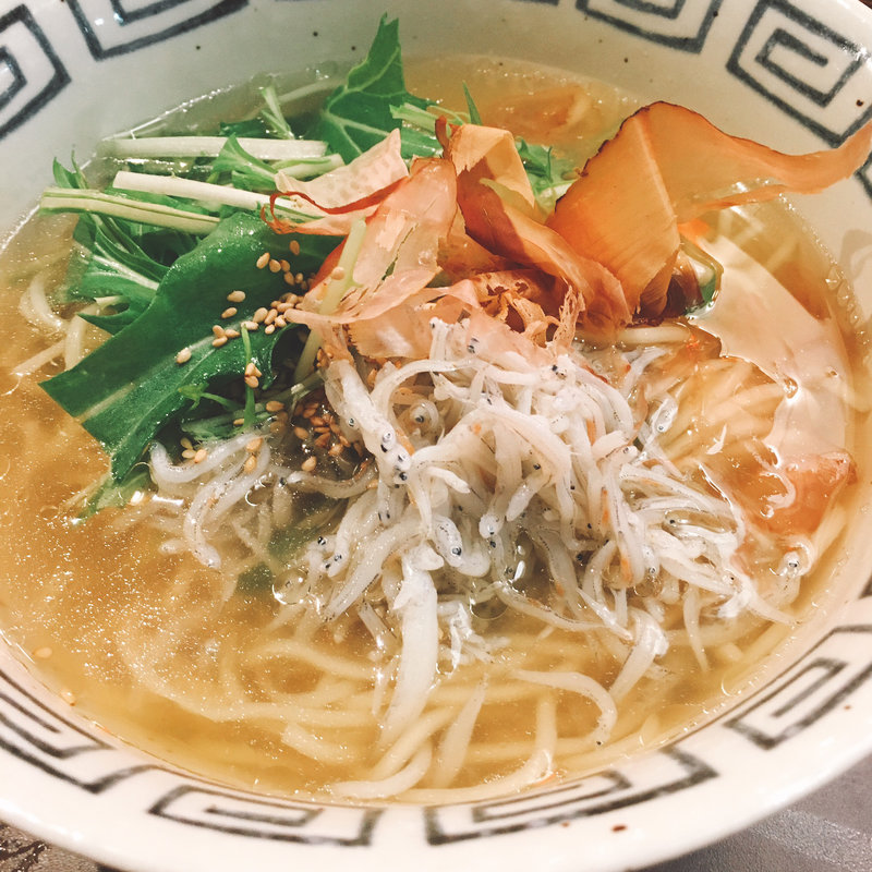 しらすラーメン(五右衛門)