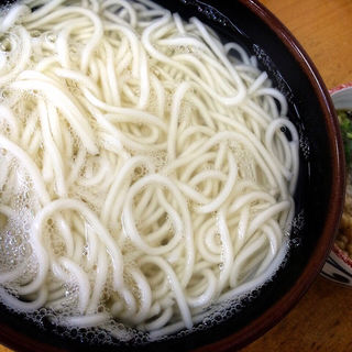 釜揚げうどん・玉子入り(釜揚げうどん 戸隠 本店 （とがくし）)