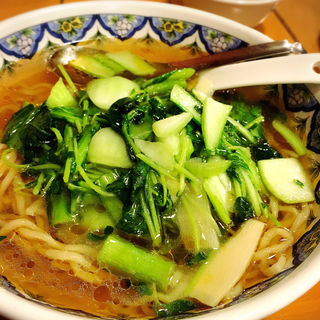 青菜ラーメン(中国ラーメン揚州商人 立川店)