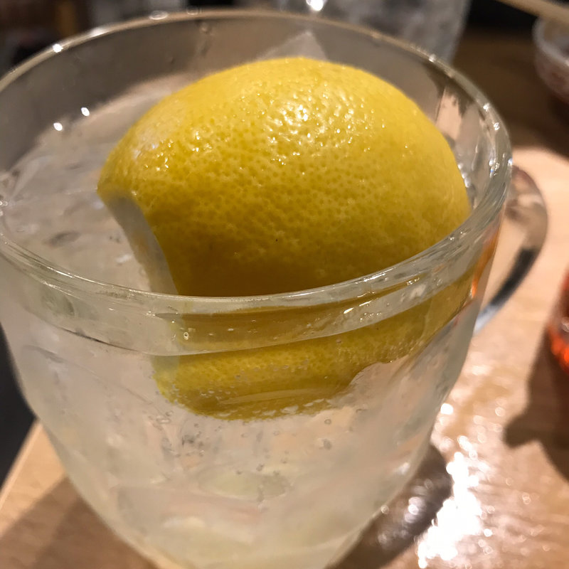 檸檬フィズ(大衆酒場 餃子のたっちゃん 天神西通り店)