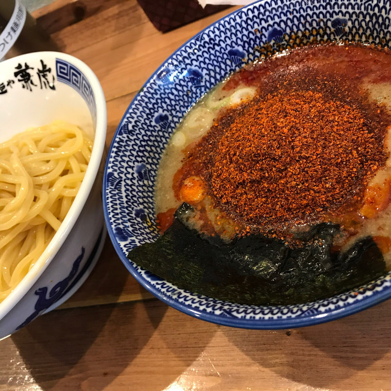 味玉辛辛魚らーめん(麺や兼虎 天神本店)