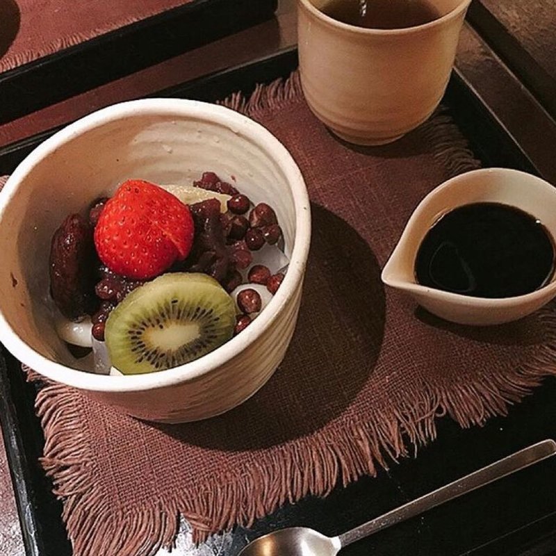 白玉あんみつ(銀亭カフェ&バー)