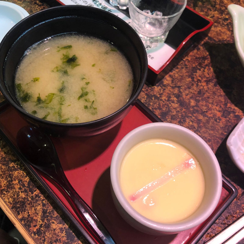 あおさの味噌汁セット(寿司の磯丸　仲見世店)