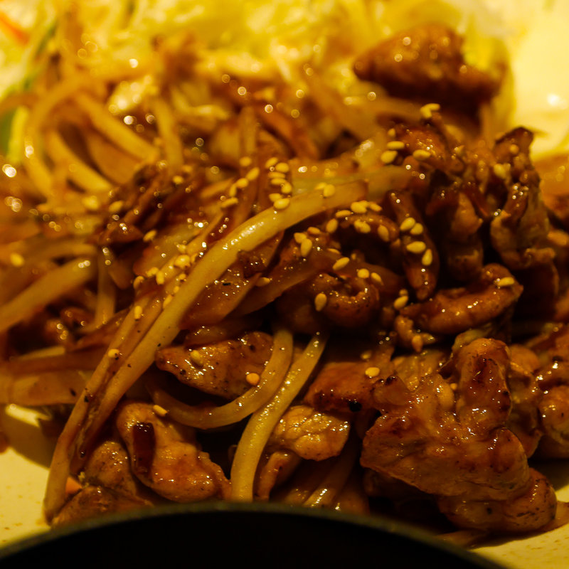 生姜焼き定食(やよい軒 要町店)