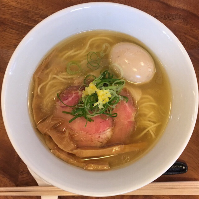 柚子塩＋豚チャーシュー＋味付け煮玉子(入鹿TOKYO 本店)