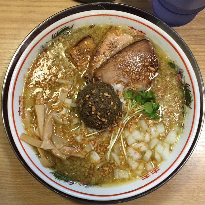 GW限定 カレーなアブラ煮干そば(煮干しそば流。)