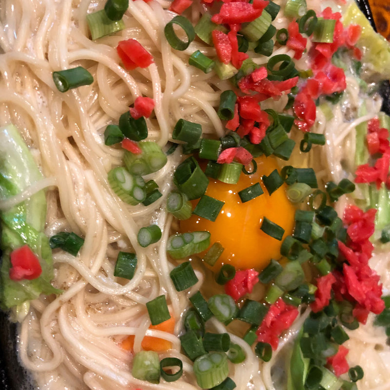 豆乳焼きラーメン(串カツ ようこそ)