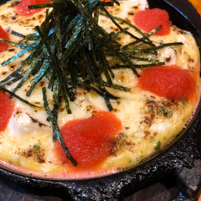 豆腐明太チーズ鉄板(串カツ ようこそ)