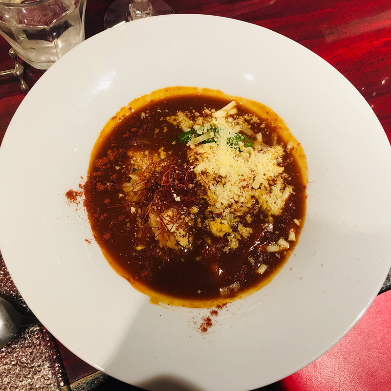 からいハヤシライス(ワイン懐石 銀座 囃shiya)