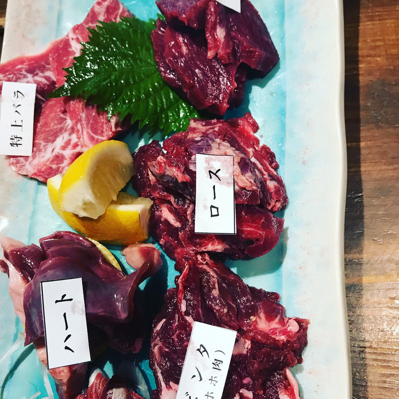 馬肉5種盛り合わせ(馬屋 たろちゃん 天満橋店 )