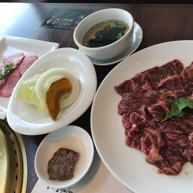 お昼のコース(釜山道川 中井町本店)